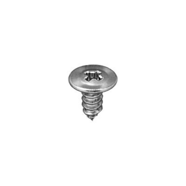 Au-Ve-Co Products Sheet Metal Screw, #8 x 3/8 in, Zinc Plated Oval Head Phillips Drive AV10642